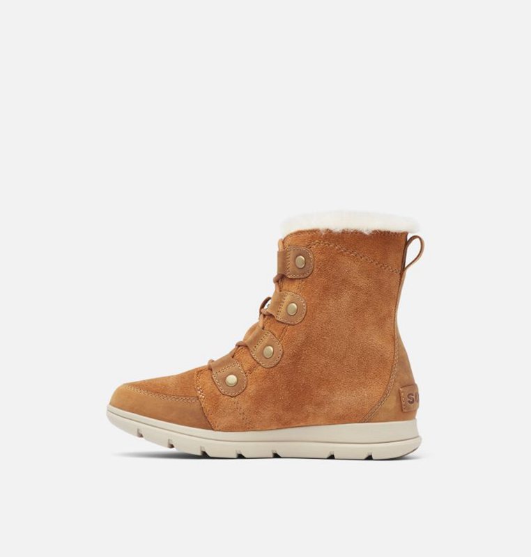 Sorel Dam Vinterkängor Brun/Khaki - Explorer™ Joan Låga - AZT-562038